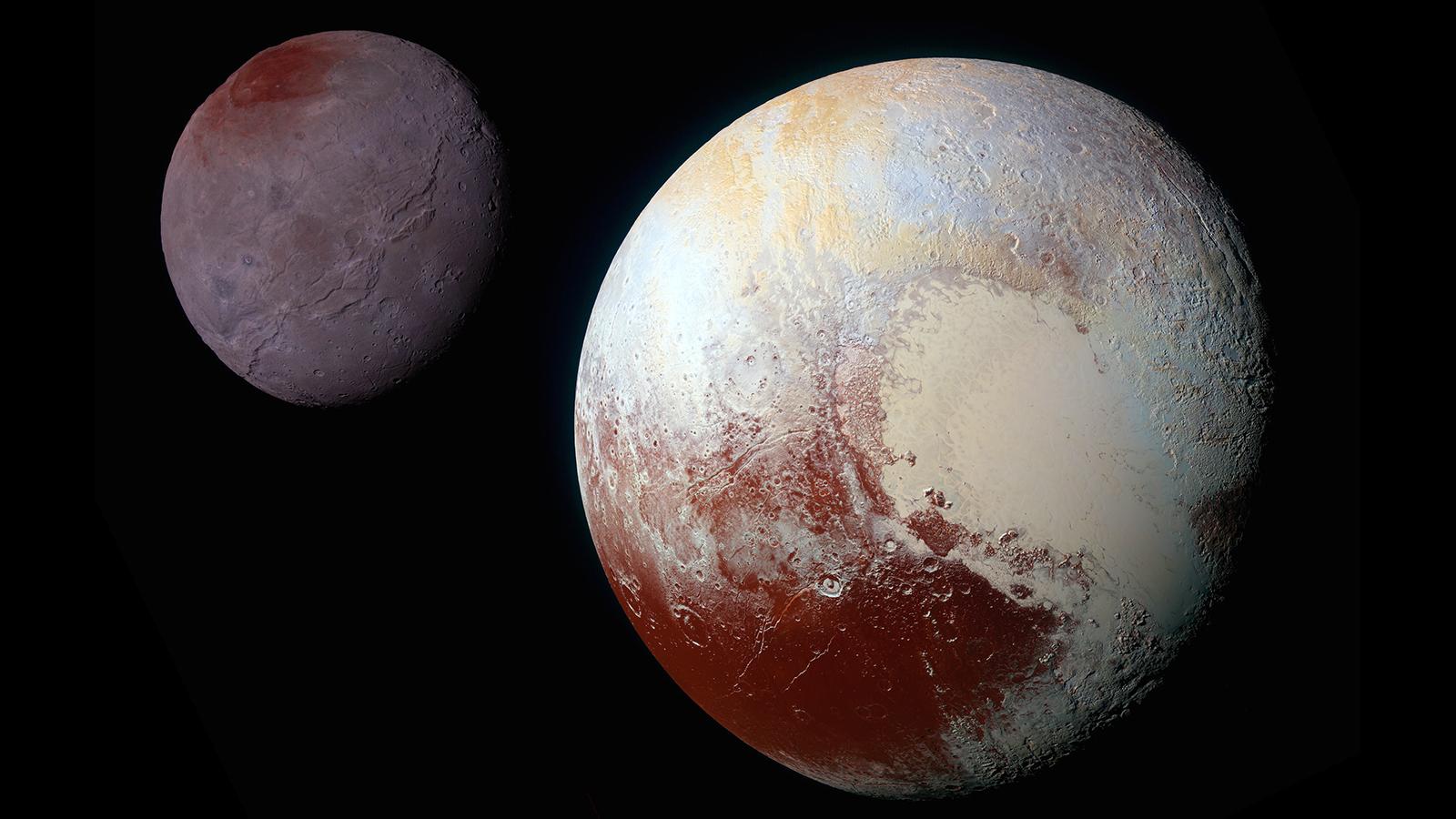 Pluto and its moon Charon